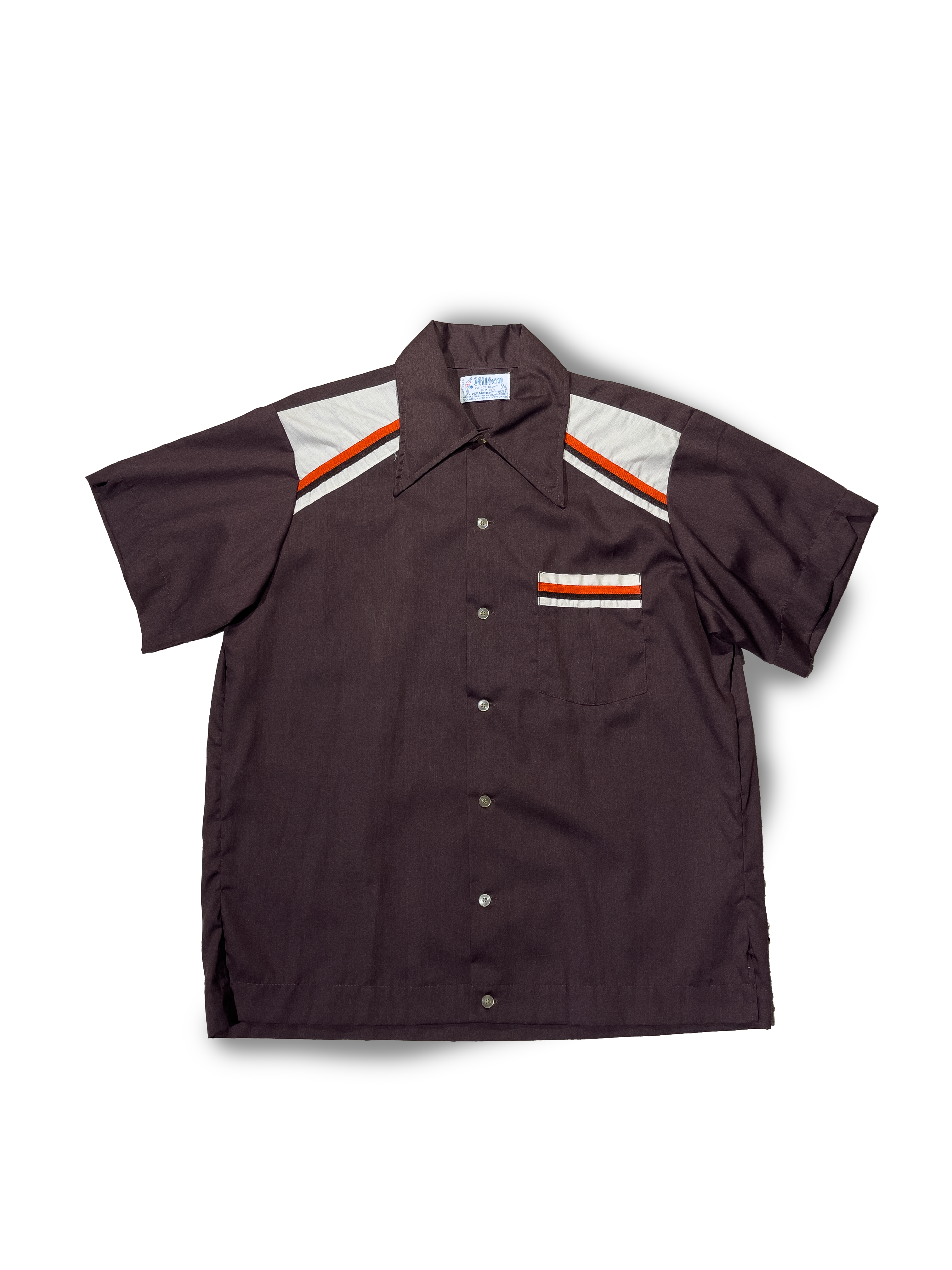 60's HILTON BOWLING SHIRT (M)