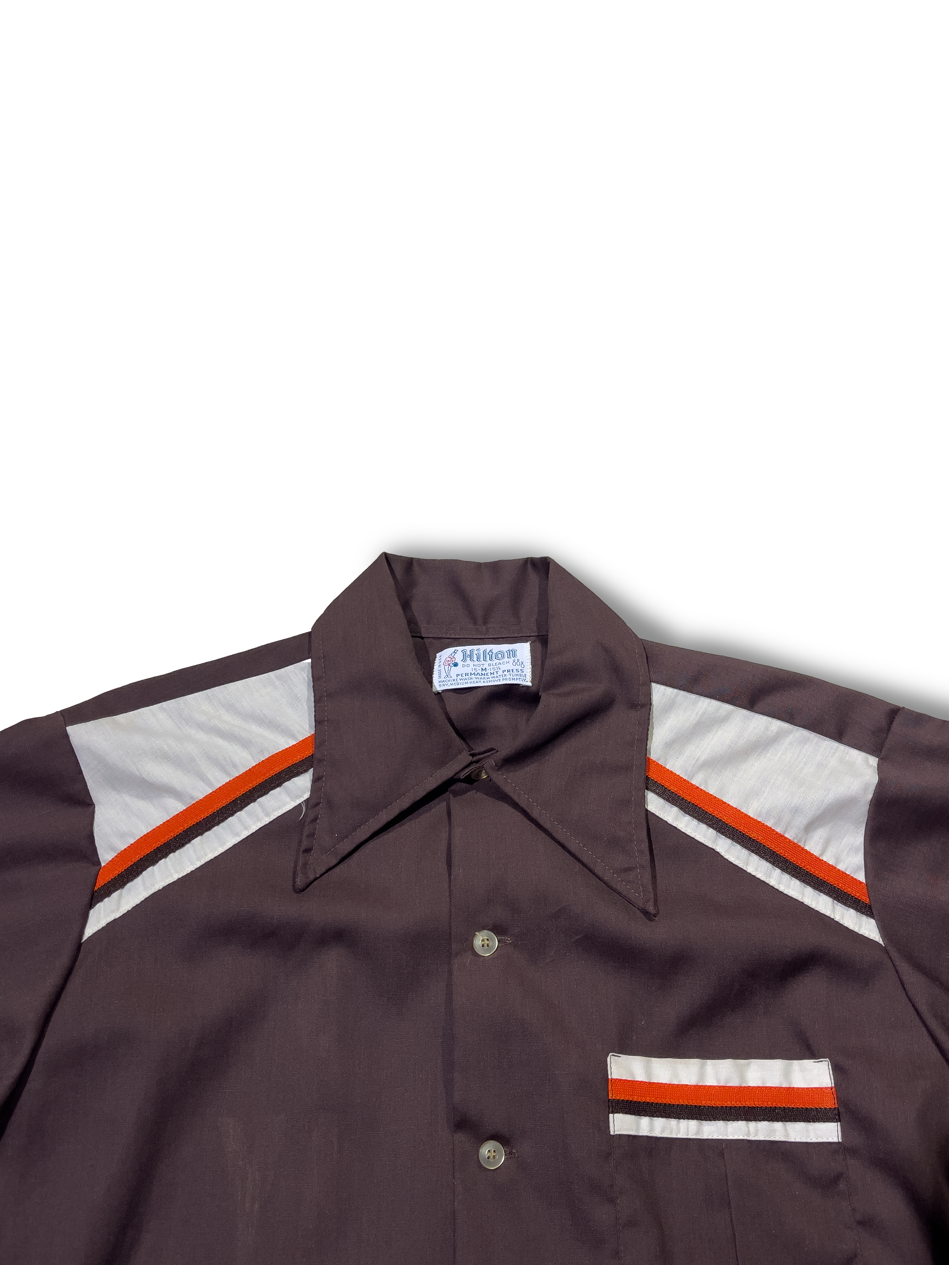 60's HILTON BOWLING SHIRT (M)