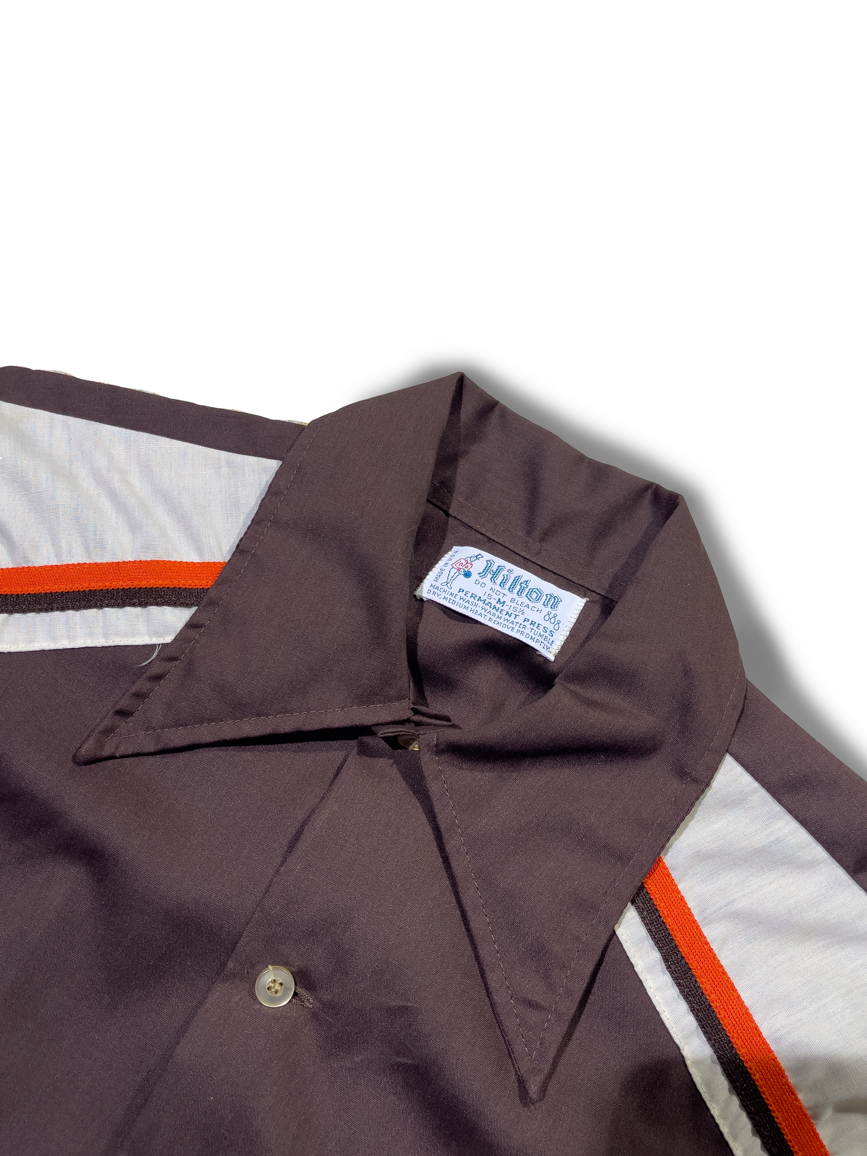 60's HILTON BOWLING SHIRT (M)