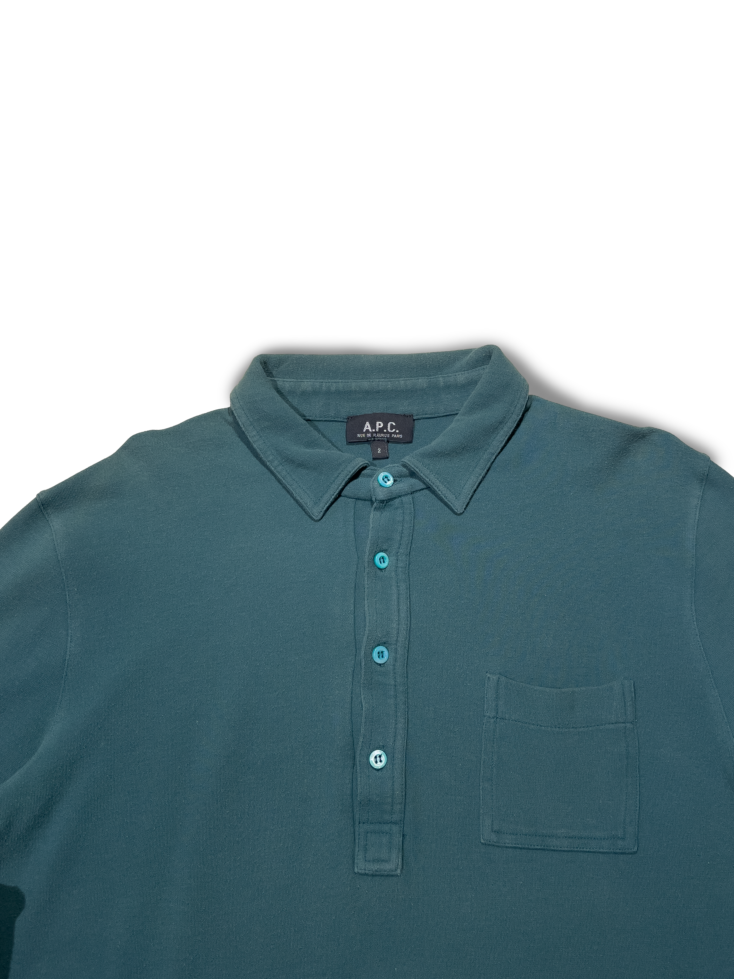 A.P.C. LONGSLEEVE POLO (M)