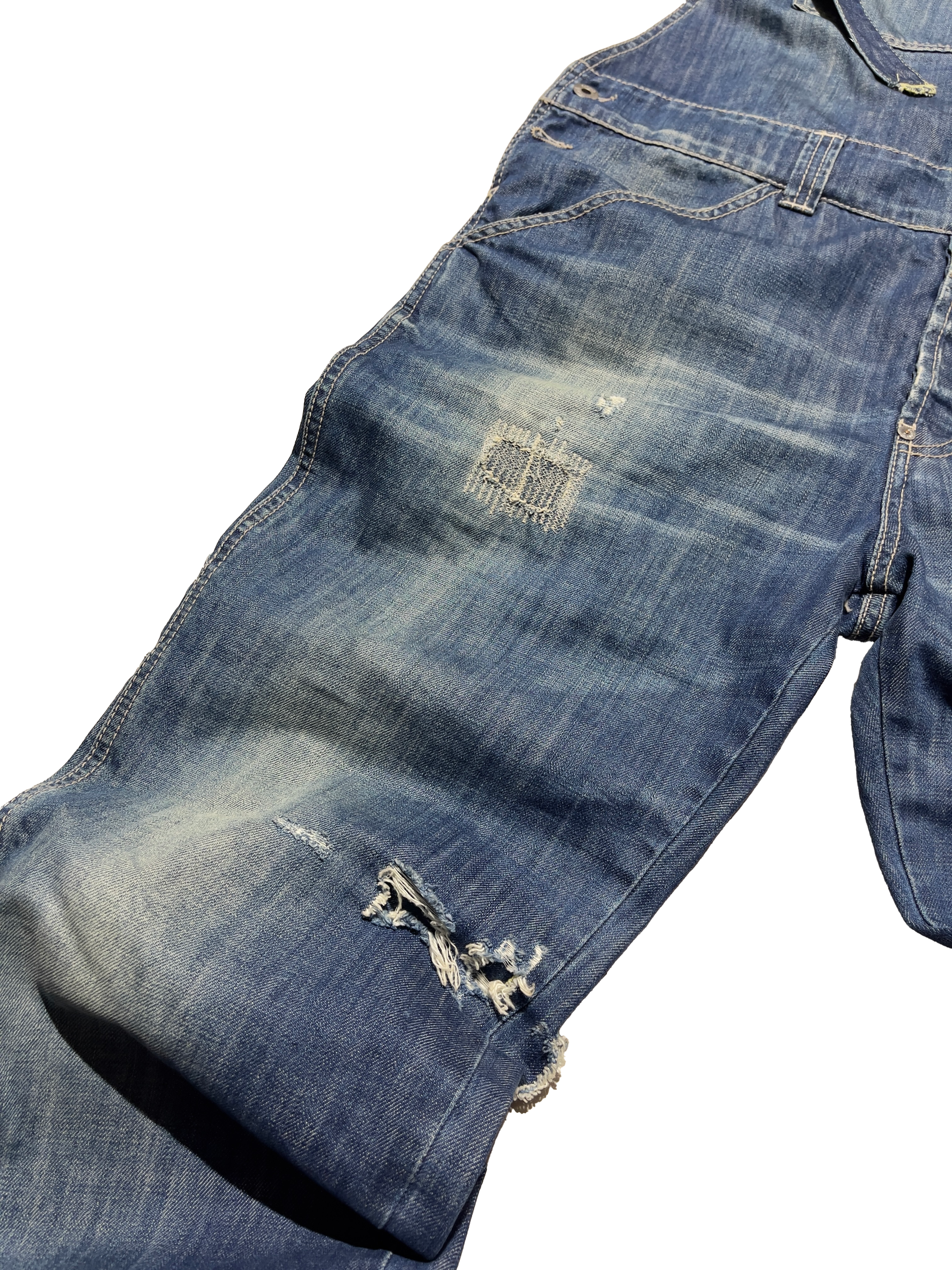 DENIM SALOPETTE (36)